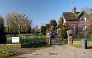 Aley Green Cemetery in March 2007